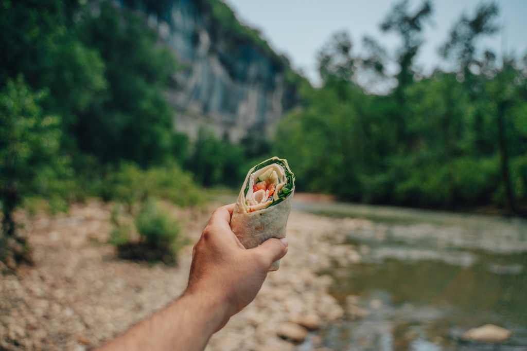 A scrumptious BOC deli sandwich wrap.